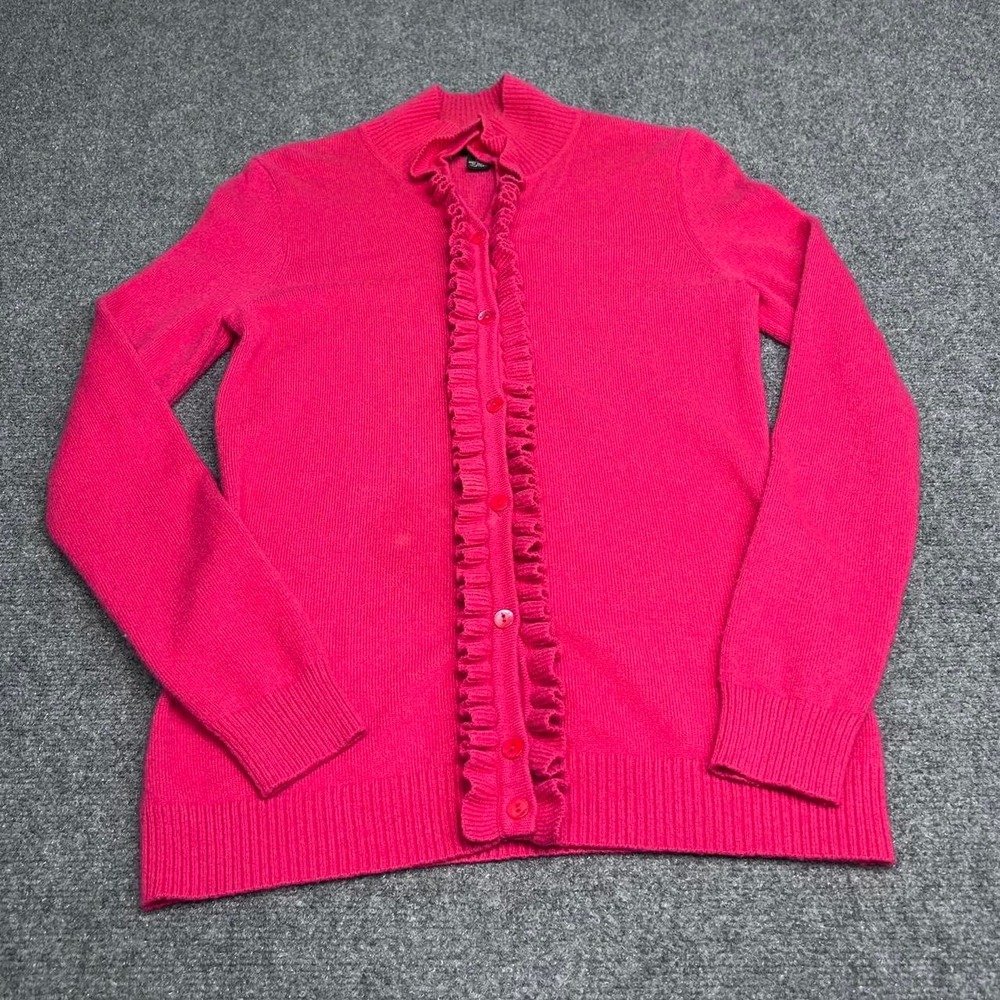 McDuff hot pink button down cardigan Size Extra Small